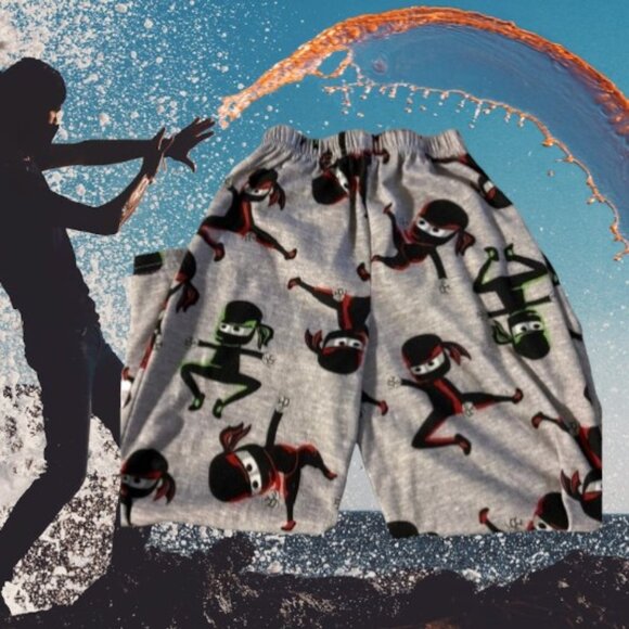 Komar Kids Ninja Pajama Bottoms - Picture 1 of 7